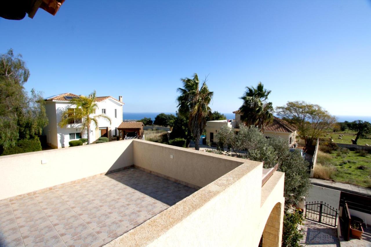 Amathousia Villa With Private Pool And Sea View Pissouri Zewnętrze zdjęcie